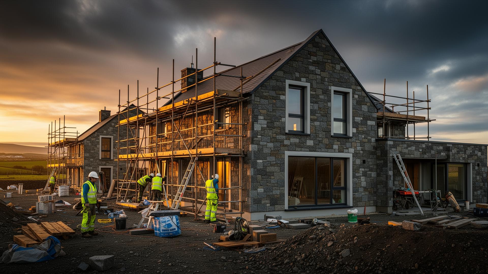 Construction site in Donegal